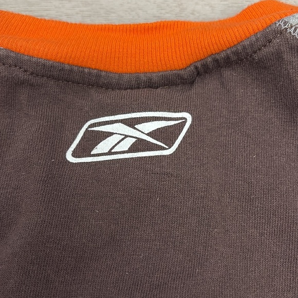 NFL Brown & Orange Cleveland Browns Logo Short Sleeve Tee Boy's Size M 10/12 - Picture 8 of 14